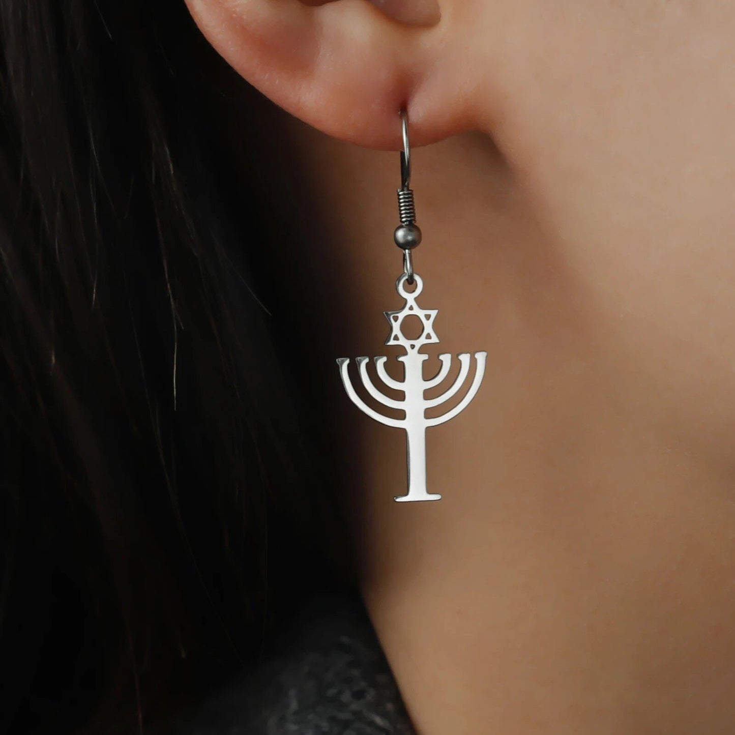 Jesha Yuan Super Lucky Yoga Pendant Earrings, Super Lucky Reiki Power Symbol, Spiritual Healing, Energy, Chi, Power Jewelry, Main Stone Color: Other; Metal Color: Parallel Import