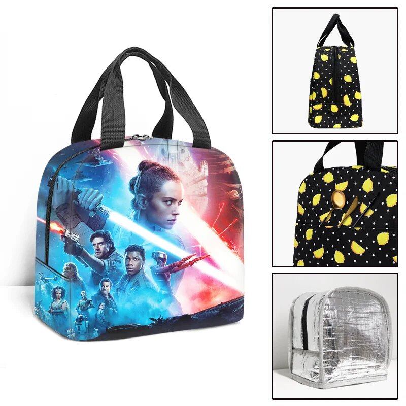 スター・ウォーズ キッズ 保冷ランチバッグ 保温トート 子供用ピクニックバッグ お弁当袋 旅行用ランチバッグ カラー:0 並行輸入品
