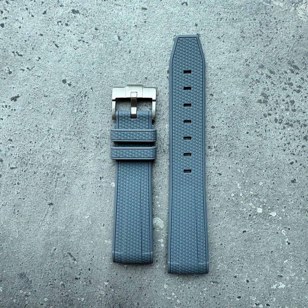 20mm High-Quality Rubber Silicone Strap in Black, Gray, Pink, Yellow, and Blue. Compatible with Omega, Swatch, and Moonwatch. Band Color: Black, Gray, Pink; Band Width: 20mm; Ships from: Parallel Import.