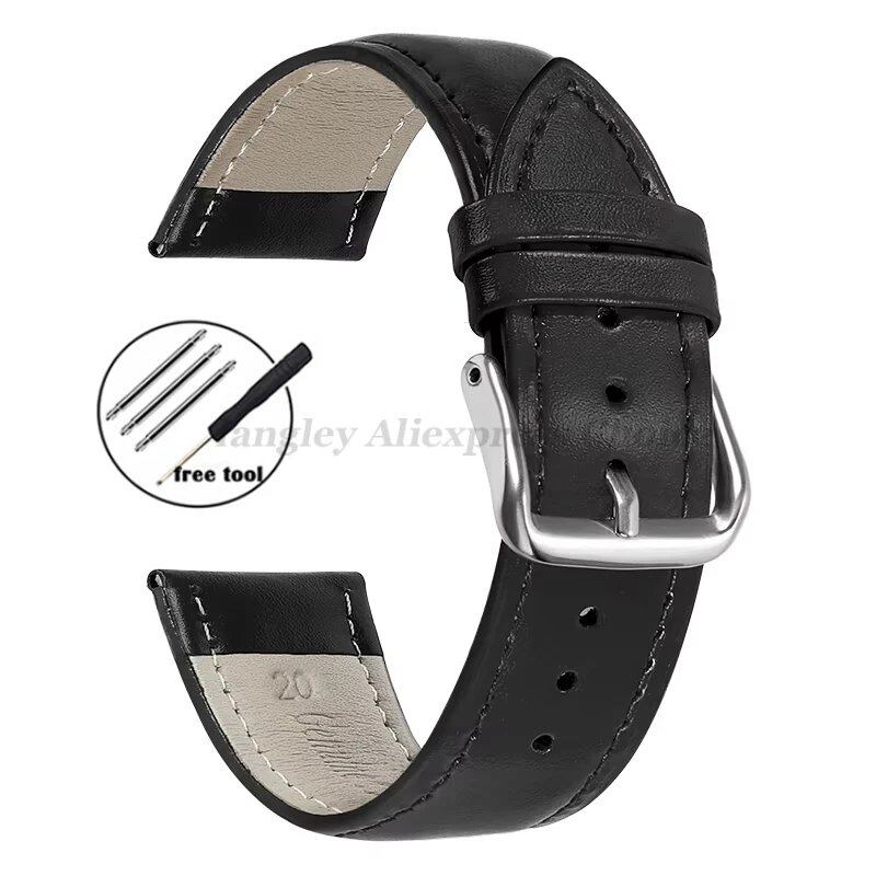SEO Friendly Genuine Leather Watch Strap for Daniel Wellington (DW) Watches, Compatible with Men's and Women's Watches, 12mm, 13mm, 14mm, 15mm, 16mm, 17mm, 18mm, 19mm, 20mm, 21mm, 22mm, 23mm, 24mm Band Colors, Parallel Import