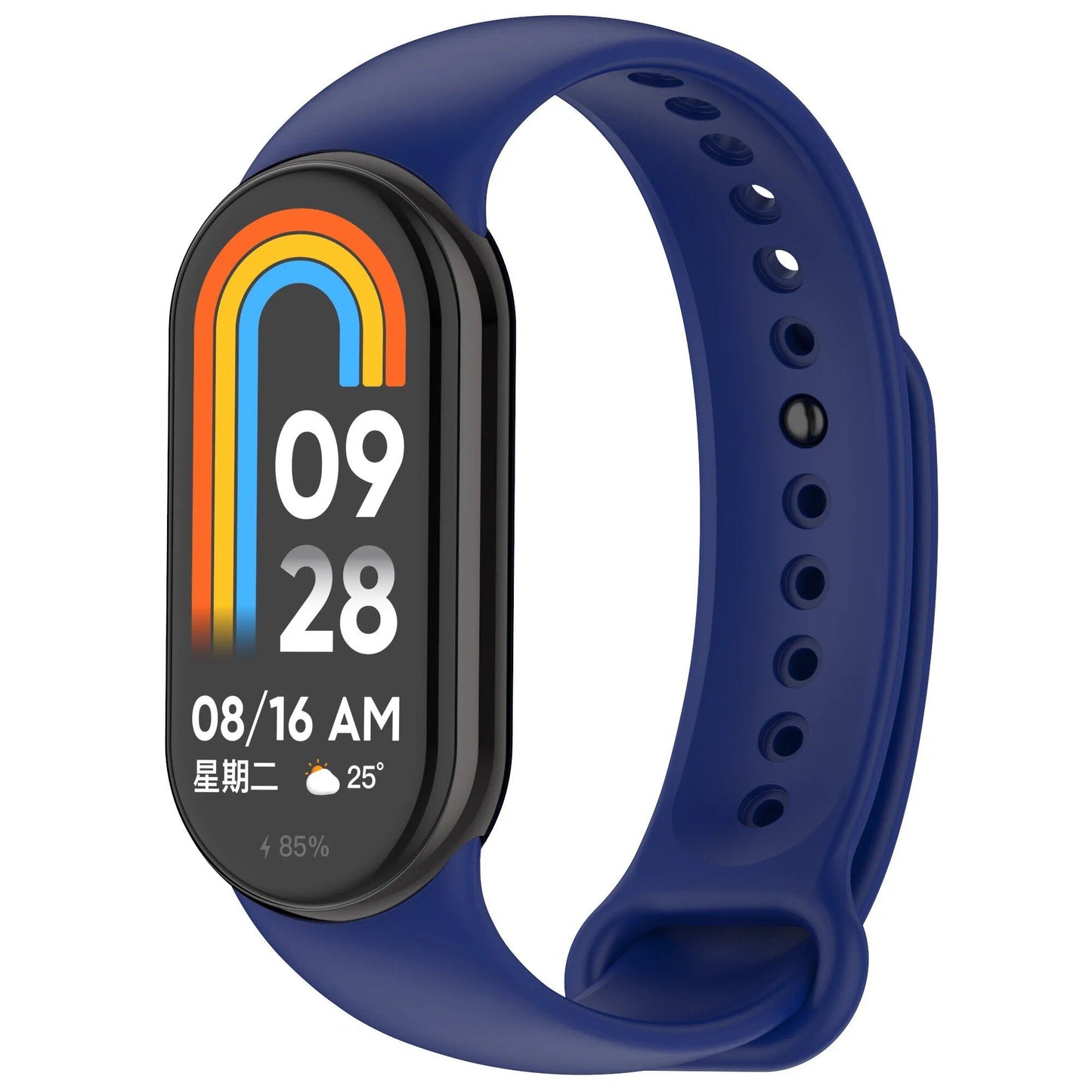 Xiaomi Mi Band 8/9用シリコンバンド 交換用ソフトリストバンド ストラップ ベルト アクセサリー バンドカラー:バンド幅 並行輸入品