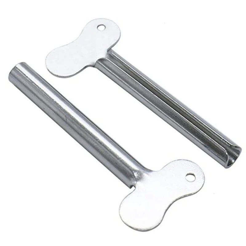 1-6 Piece Stainless Steel Tube Squeezer, Metal, Toothpaste Tube Key, Bathroom Use, Hair Dye, Cosmetics Tube Squeezer, Color: Parallel Import