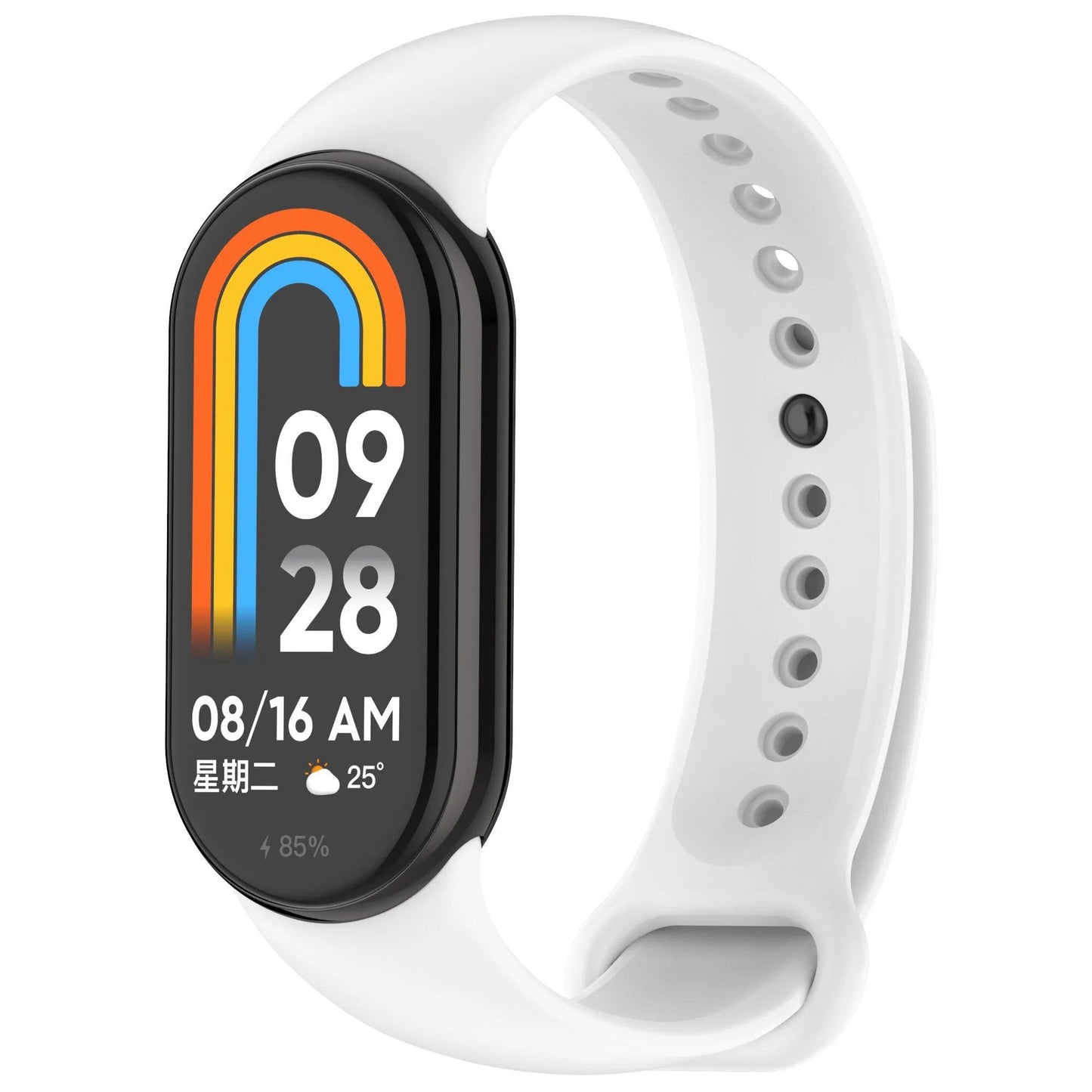 Xiaomi Mi Band 8/9用シリコンバンド 交換用ソフトリストバンド ストラップ ベルト アクセサリー バンドカラー:バンド幅 並行輸入品