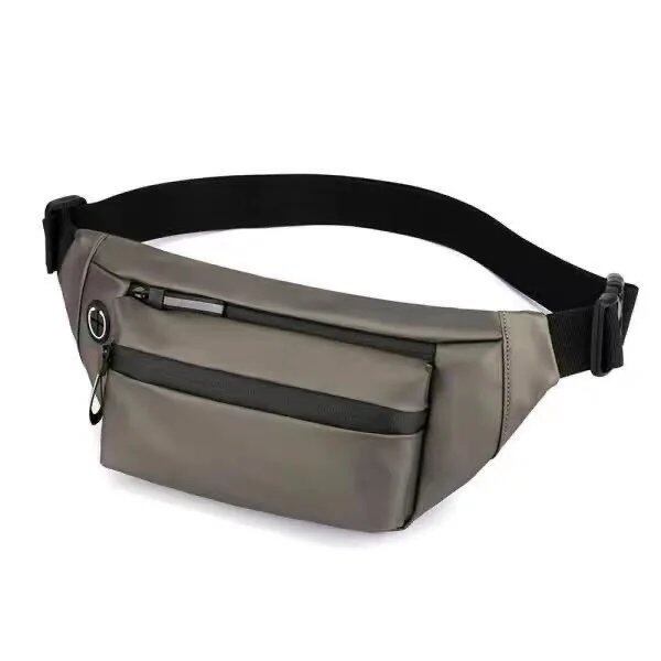 Men's Oxford Waist Chest Bag, Slim Fit Outdoor Sports Pouch, Small Size for Running, Fanny Pack, Crossbody Chest, Money Belt Bag; Ships from: Parallel Import