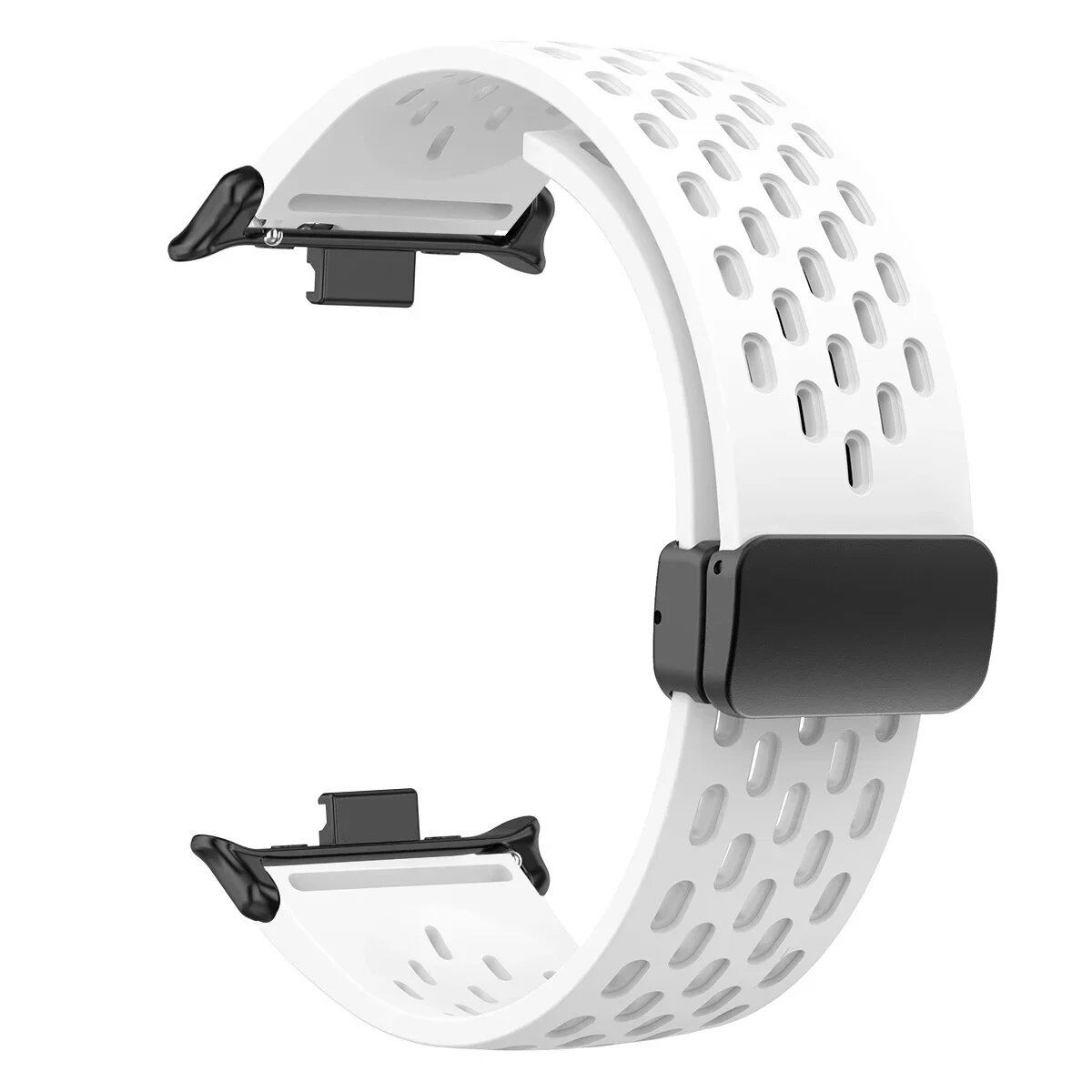 Silicone Strap for Redmi Watch 5/4 - Compatible with Mi Band 9 Pro/8 Pro, Magnetic Buckle Sport Band, Tsukai Bracelet Accessory, Band Color: Parallel Import