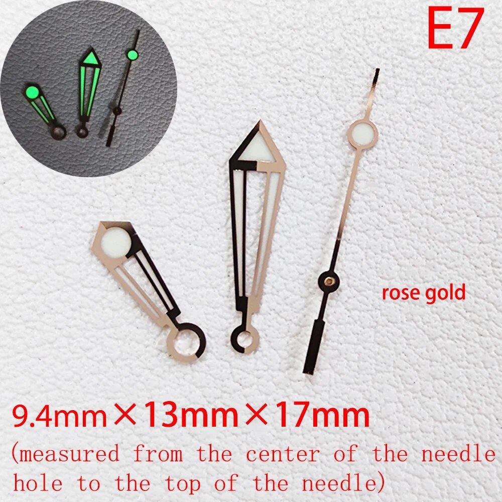 ETA Series Watch Accessories, Green & Blue Super Luminous Hands for ETA 2824, 2892, 2836, and 2834, Parallel Import
