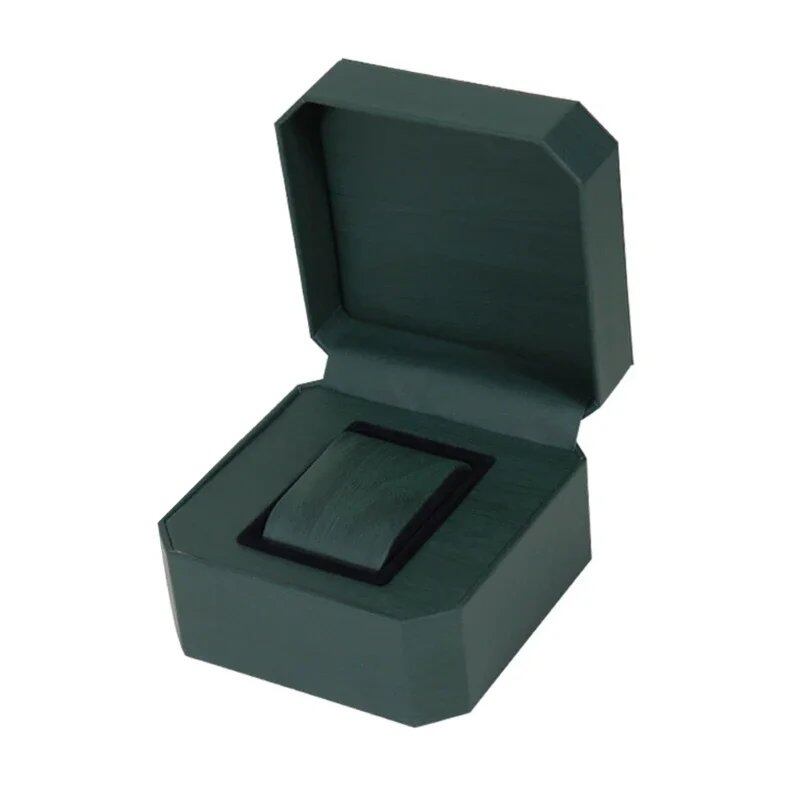 Vintage-inspired PU leather watch case, stylish watch storage box, travel watch display box, parallel import