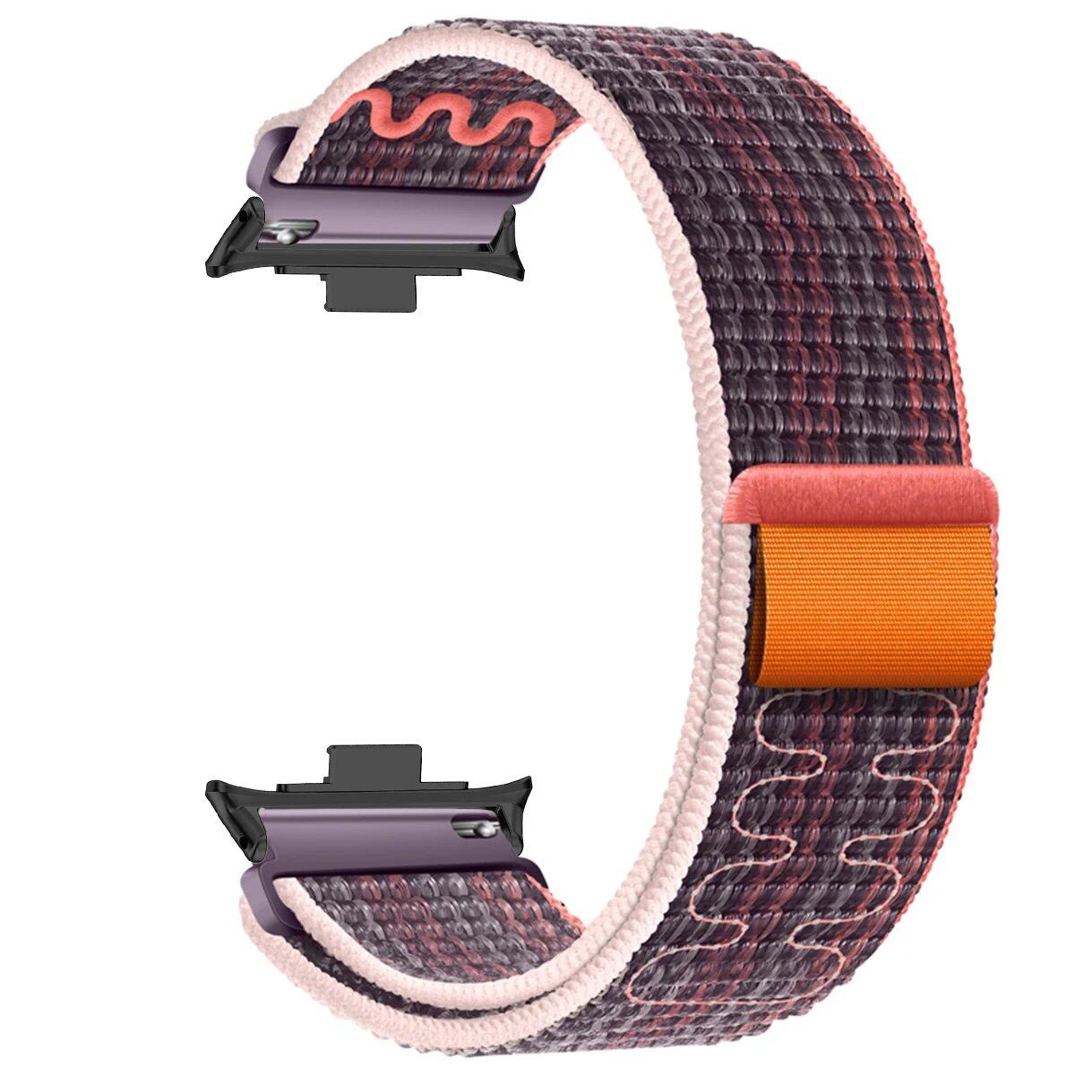Breathable Nylon Loop Replacement Wristband for Xiaomi Redmi Watch 4/5, Mi Band 9/8 Pro, Sports Smartwatch Strap, Band Color: Parallel Import