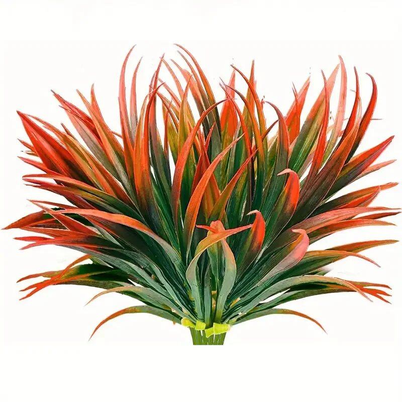 1/4-Piece UV-Resistant Artificial Outdoor Plants - Tall Grass, Tropical Flowers and Shrubs - Perfect for Year-Round Indoor Use (Imported)