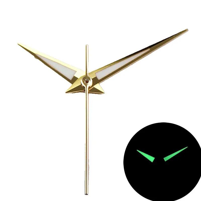 New high-quality watch hands, blue-green, made in Japan with luminous finish, for NH35 and NH36 movements, SKX007 assembly module parts, parallel import