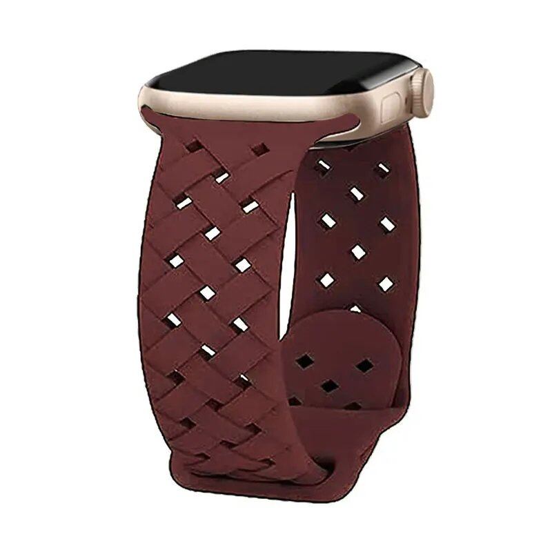 Braided Apple Watch Strap, Breathable, 44mm, 40mm, 45mm, 49mm, 41mm, 42mm, Compatible with iWatch Series 8, 7, SE, 3, 4, 5, 6, Ultra, Band Color: mm, Parallel Import