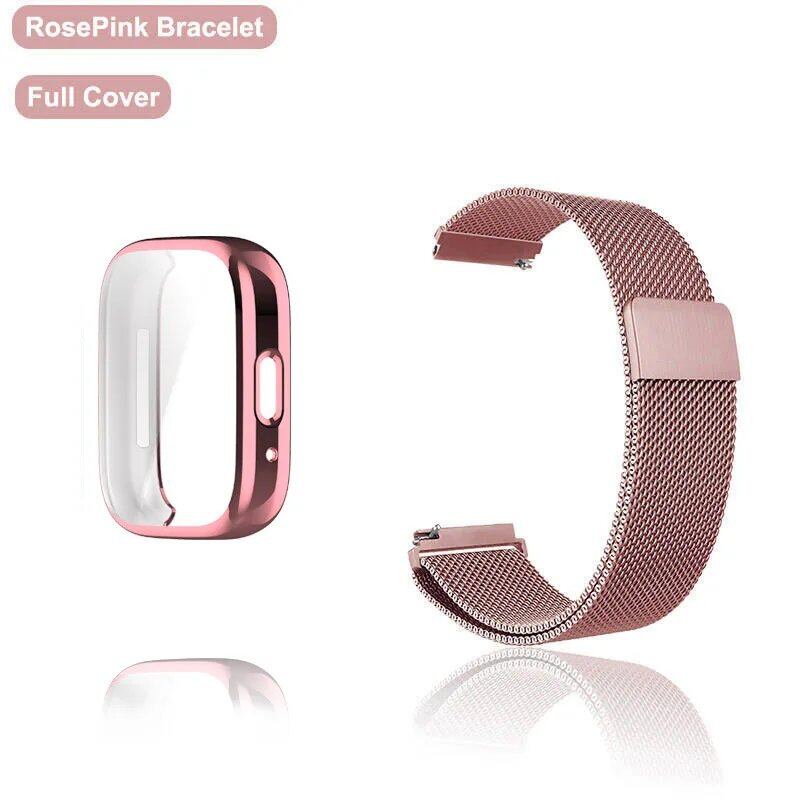 22mm Metal Strap for Redmi Watch 3 Active - Includes Case & Screen Protector, Magnetic Loop, Compatible with Redmi Watch 3 Lite, Watch Band, Bracelet, Band Color: Parallel Import