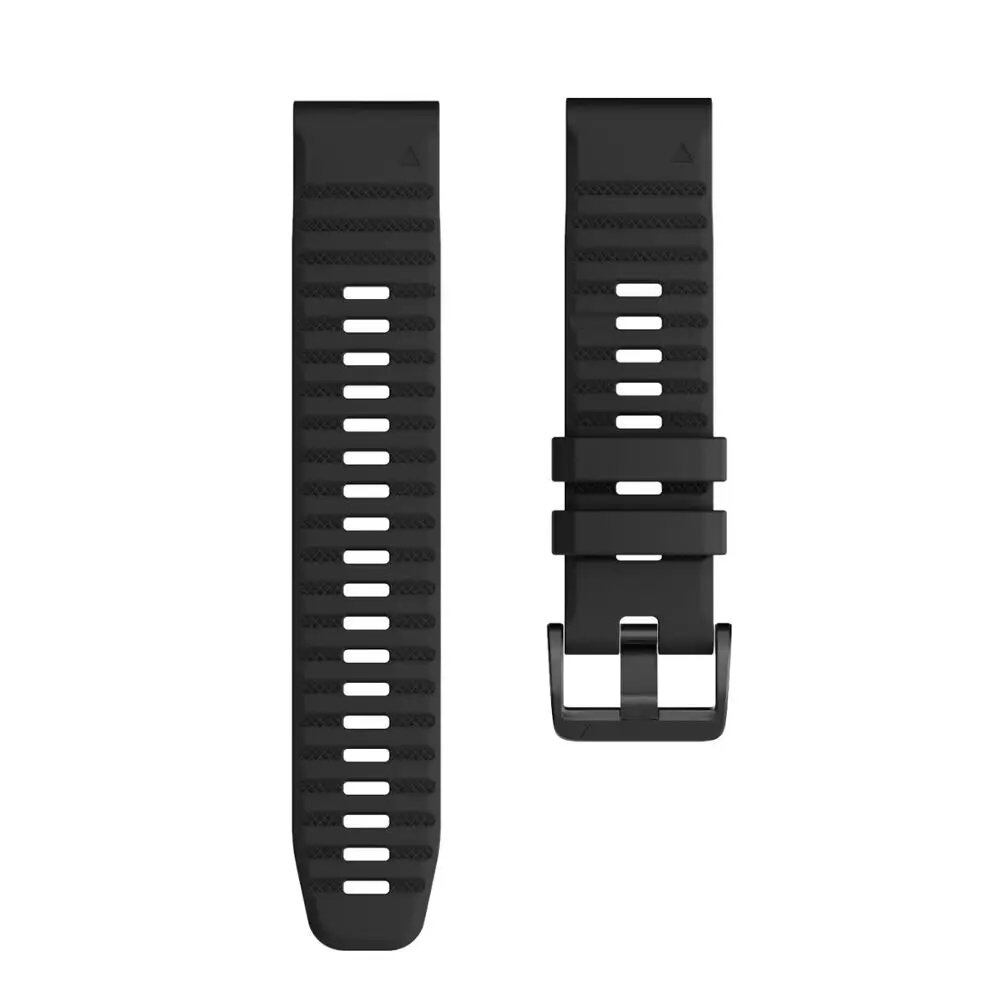 ANBEST 26mm/22mm Soft Silicone Strap for Garmin Fenix 6X/6X Pro/5/3, Compatible with Fenix 6/6 Pro/5X/5 Plus, Band Color: Pro, Parallel Import