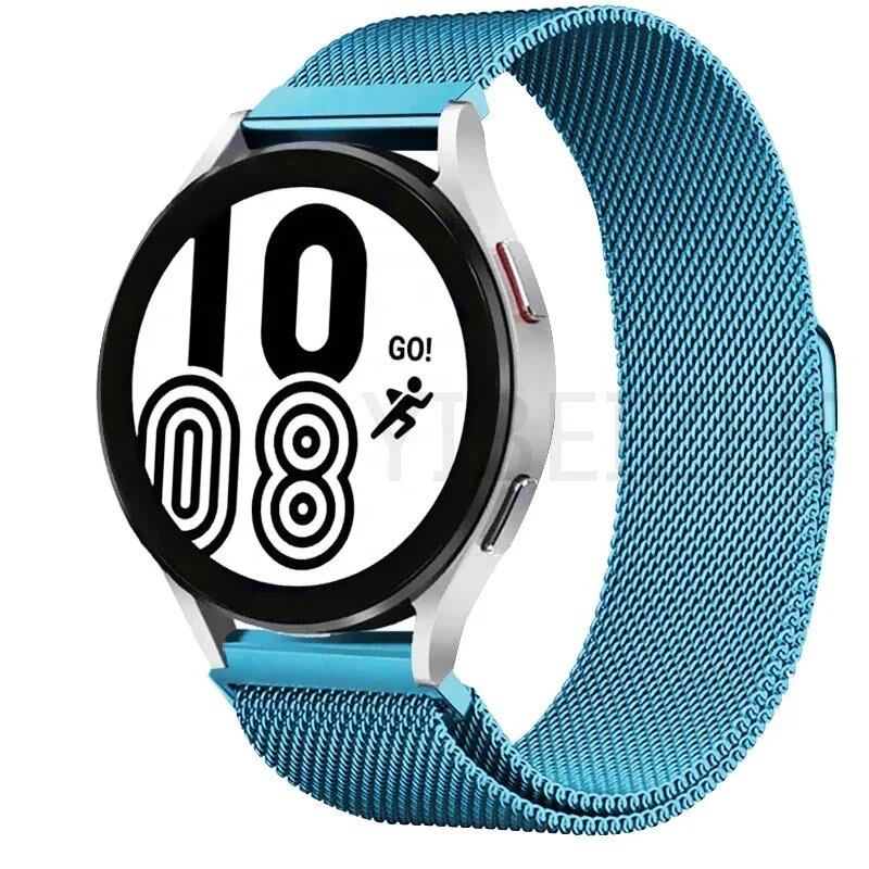 Milanese Loop Band for Samsung Galaxy Watch 6/5/4 Classic, Metal Strap, 20mm/22mm Bracelet, Compatible with Huawei GT/Amazfit GTS 4/GTR 2e/Bip 3-5, Parallel Import