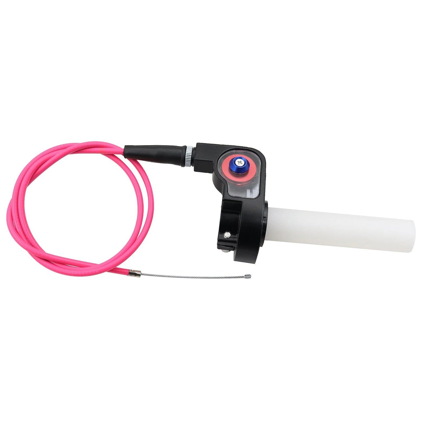 1/4" Quick-Turn Throttle Grip Set - Smooth Operation and Secure Grip, Includes 980mm Throttle Cable, for Dirt Bikes and Motocross, Parallel Import