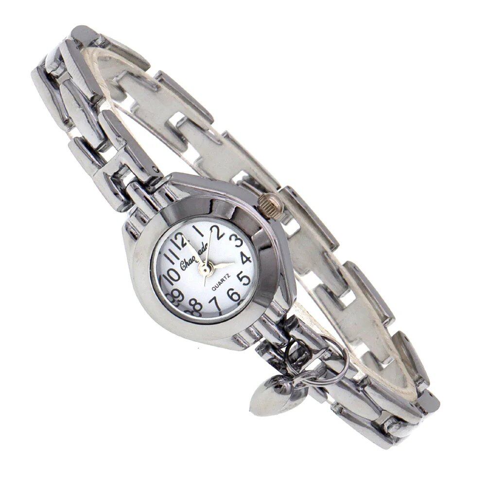 Cute, simple, and elegant small women's watch. Luxury brand gold quartz watch for women. Color: 136. Parallel import.