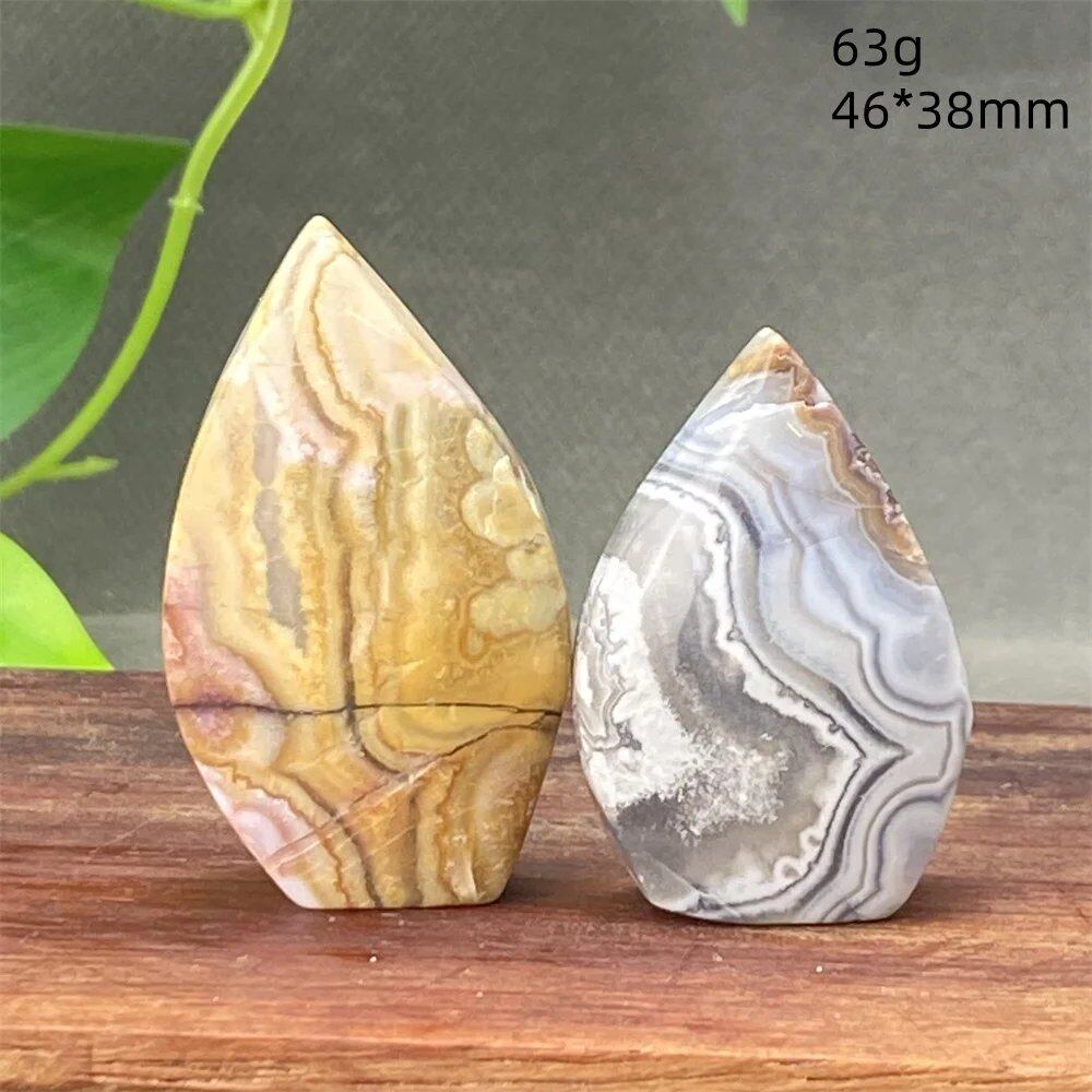 メキシコ産天然アゲートクリスタル装飾品 ホリデーギフト 瞑想チャクラエネルギー パワーストーン ミネラル ホームデコレーション カラー: 並行輸入品