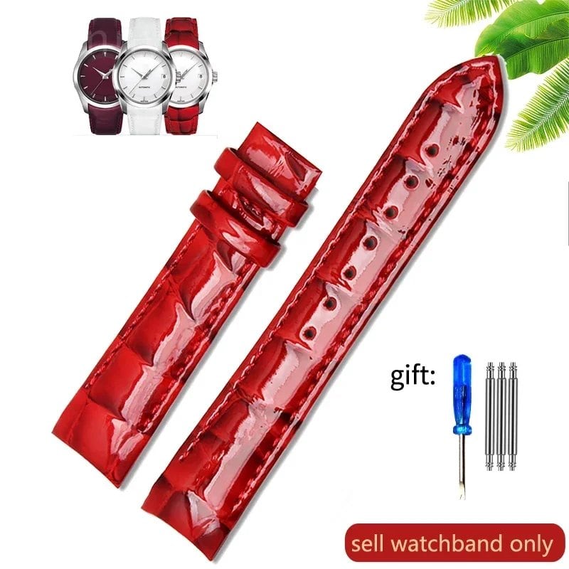 Tissot 1853 T035 Genuine Leather Women's Watch Band, Waterproof and Sweatproof, 18mm, Accessories, T035210a, T035207, Band Color: Parallel Import