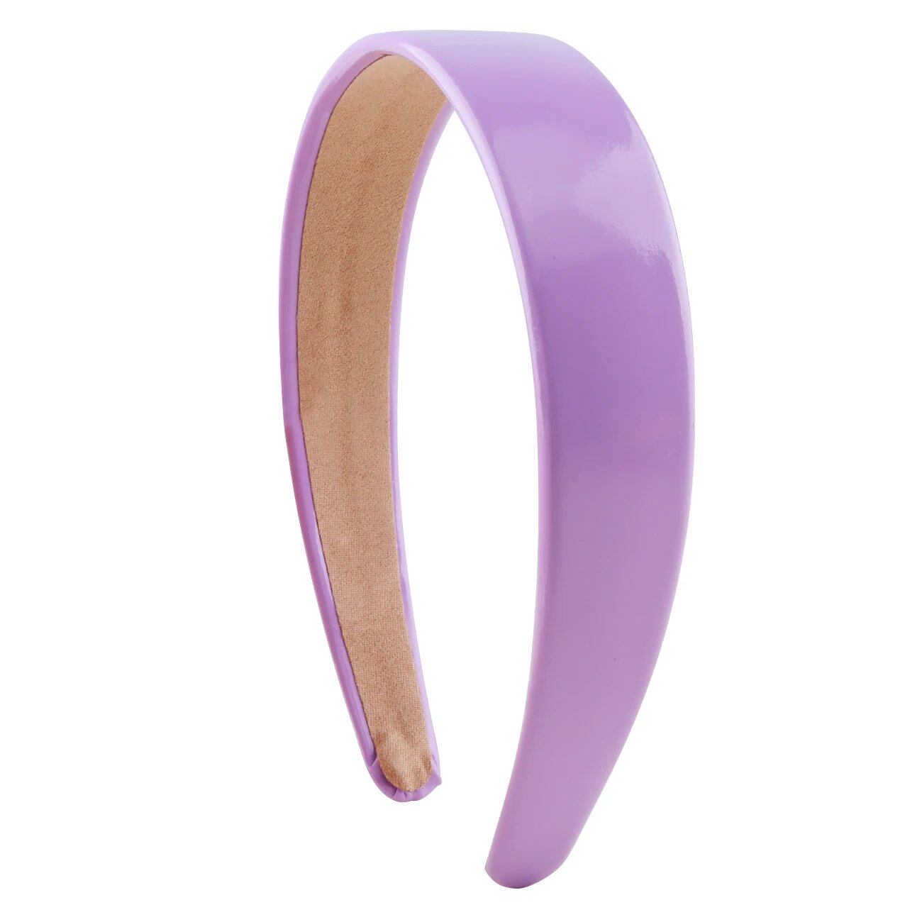 1.18-inch PU Leather Headband, Wide Pad, Non-Slip, Stylish Hairband, Cute Hair Accessory for Women, DIY, Parallel Import