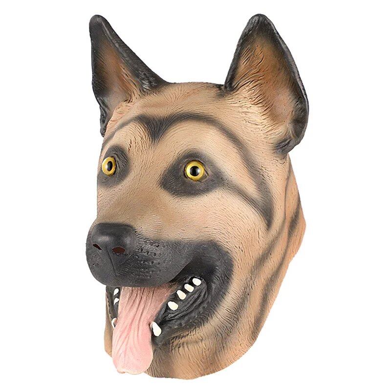 Chinese Zodiac Animal Head Masks - Chicken, Horse, Dog, Pig, Tiger, and Rabbit - Latex Costumes for Halloween Props, Color: 40387 - Parallel Import
