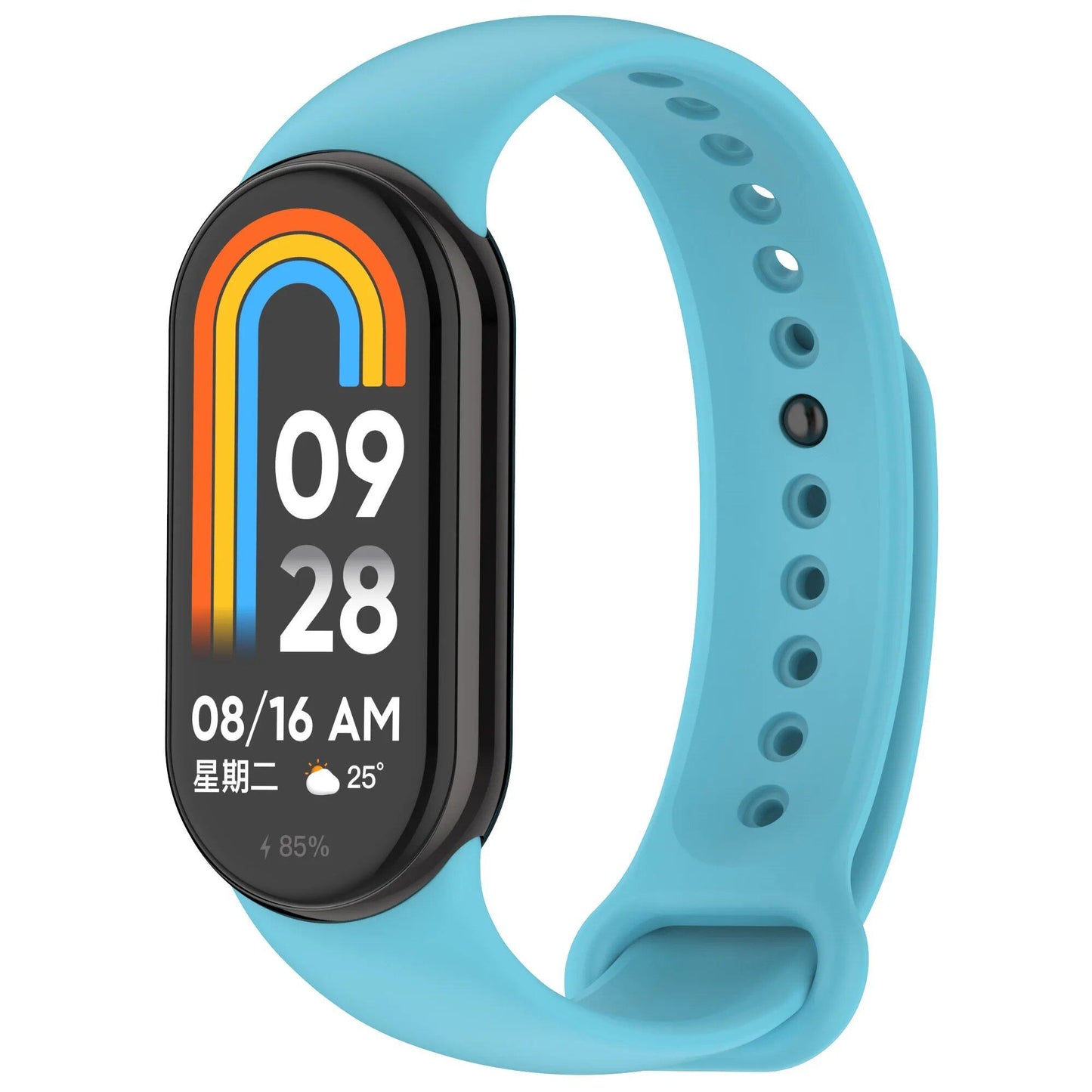 Xiaomi Mi Band 8/9用シリコンバンド 交換用ソフトリストバンド ストラップ ベルト アクセサリー バンドカラー:バンド幅 並行輸入品