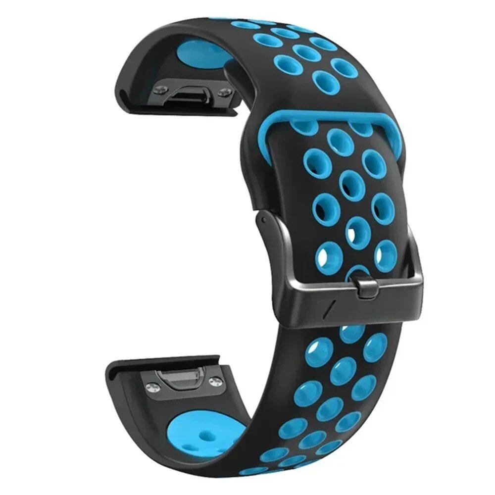 Quick-Fit Silicone Watch Strap for Garmin Instinct 2X Solar, 26mm and 22mm, Compatible with Garmin Fenix 6X, 6 Pro, 5X, 5 Plus, 7X, and 7, Band Color: 0, Parallel Import