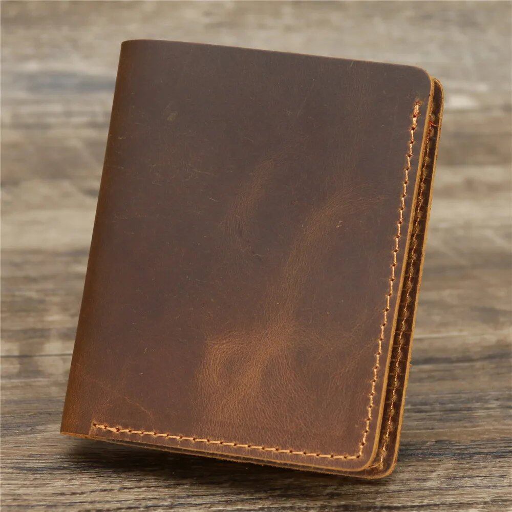 クレイジーホース レザー 財布 メンズ レトロ 薄型 イタリアン 本革 パース 並行輸入品