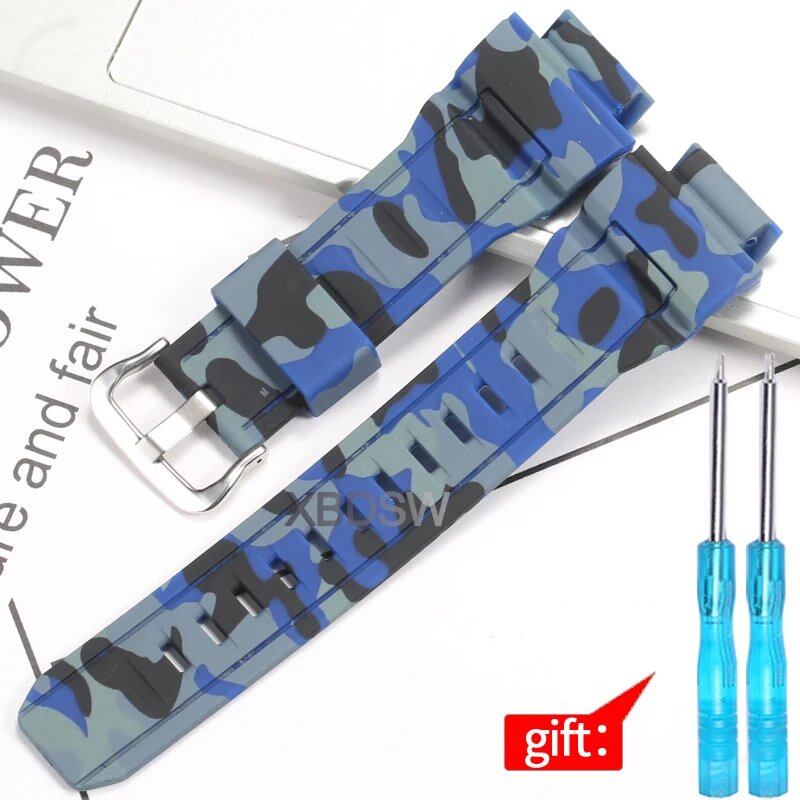 Waterproof men's rubber watch band replacement strap for Casio G-9300, GW-9300, and GW-9400; Band width: 20mm; Ships from: Parallel import