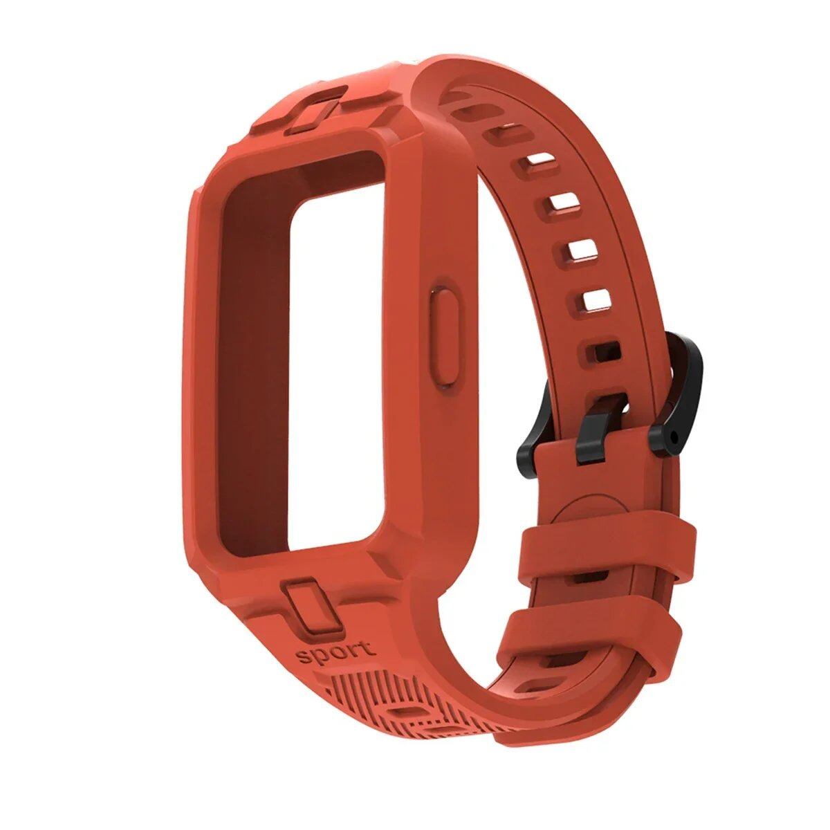Huawei Band 9/8/7/6 用シリコンバンド スマートウォッチ交換用ストラップ スポーツ用通気性ストラップ バンドカラー: 並行輸入品