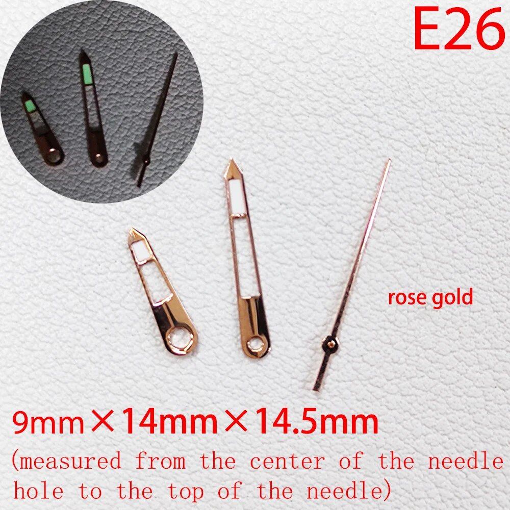 ETA Series Watch Accessories, Green & Blue Super Luminous Hands for ETA 2824, 2892, 2836, and 2834, Parallel Import