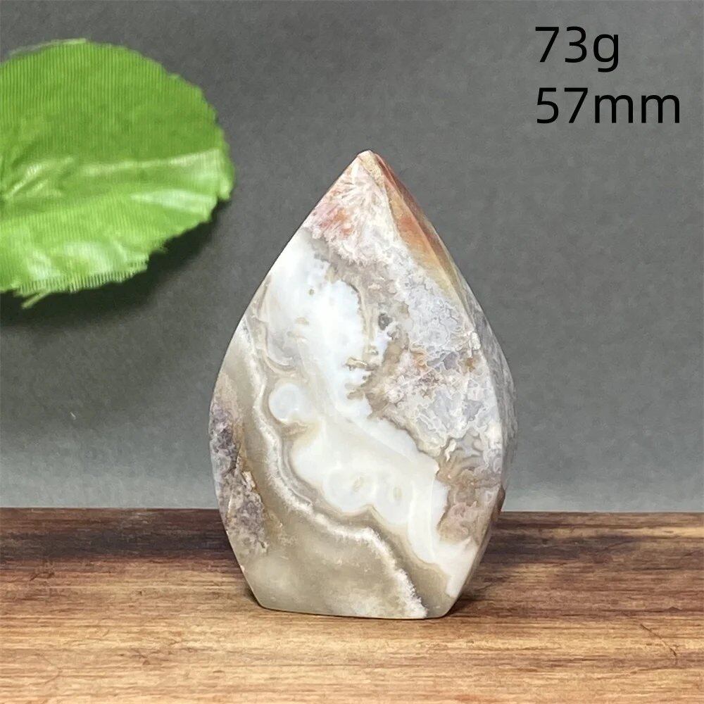 メキシコ産天然アゲートクリスタル装飾品 ホリデーギフト 瞑想チャクラエネルギー パワーストーン ミネラル ホームデコレーション カラー: 並行輸入品
