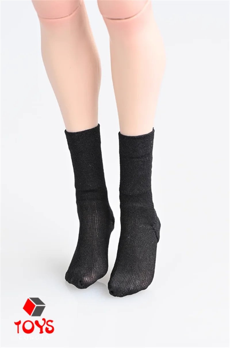 1/6 Scale Female Translucent Stockings, Short Socks, Long Stockings, Costume Model for 12-inch Female Soldier Action Figure Body, Parallel Import