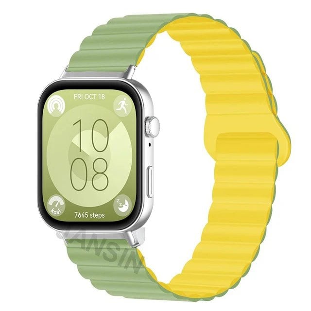Magnetic Silicone Strap Wristband Replacement Band for Huawei Watch Fit 4 / 4Pro / 3. Band Color: ; Ships from: Parallel Import