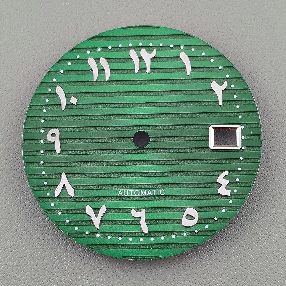 30.5mm Nautilus Arabic Dial (Non-Luminous) for NH35 Movement, Watch Parts, Repair, Color: Parallel Import