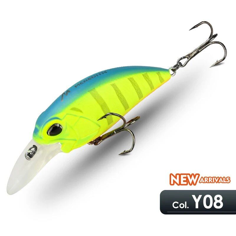Meredith Jerk Crank M65 Floating 14g Hot Model Hard Bait Wobbler Crank, High-Quality, Professional Grade, Depth Range: 2.0-2.5m, Color: PZ01-65F - Parallel Import