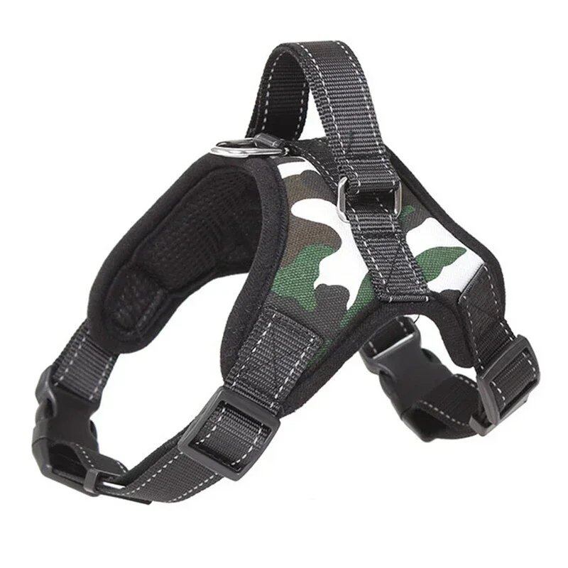 Saddle Dog Harness, Reflective, Adjustable, No-Pull, for Walking Training, Chest Strap, Suitable for Small, Medium, and Large Dogs, Size: Parallel Import