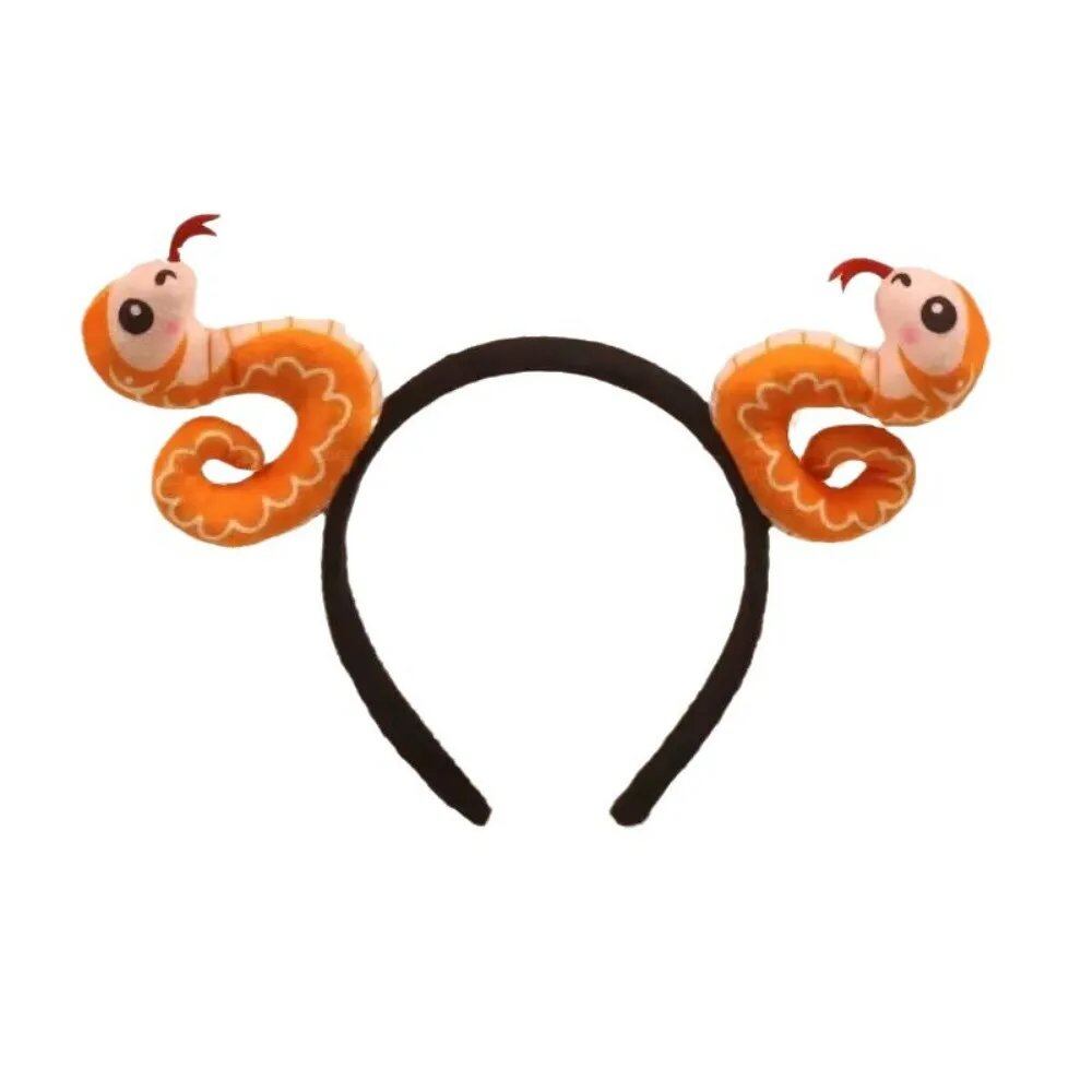 Cute Snake Headband, Funny Zodiac Snake Hairpin for Photography, Performance Accessory, Color: AGU56, Parallel Import