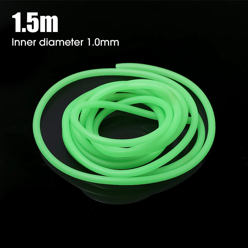 0.8/1/1.5/2mm Luminous Fishing Hose Silicone Anti-Rig Tube Rig Sleeve Deep Sea Fishing Fishing Tackle Tool Pesca Iscus Fishing Tackle Tool Parallel Import