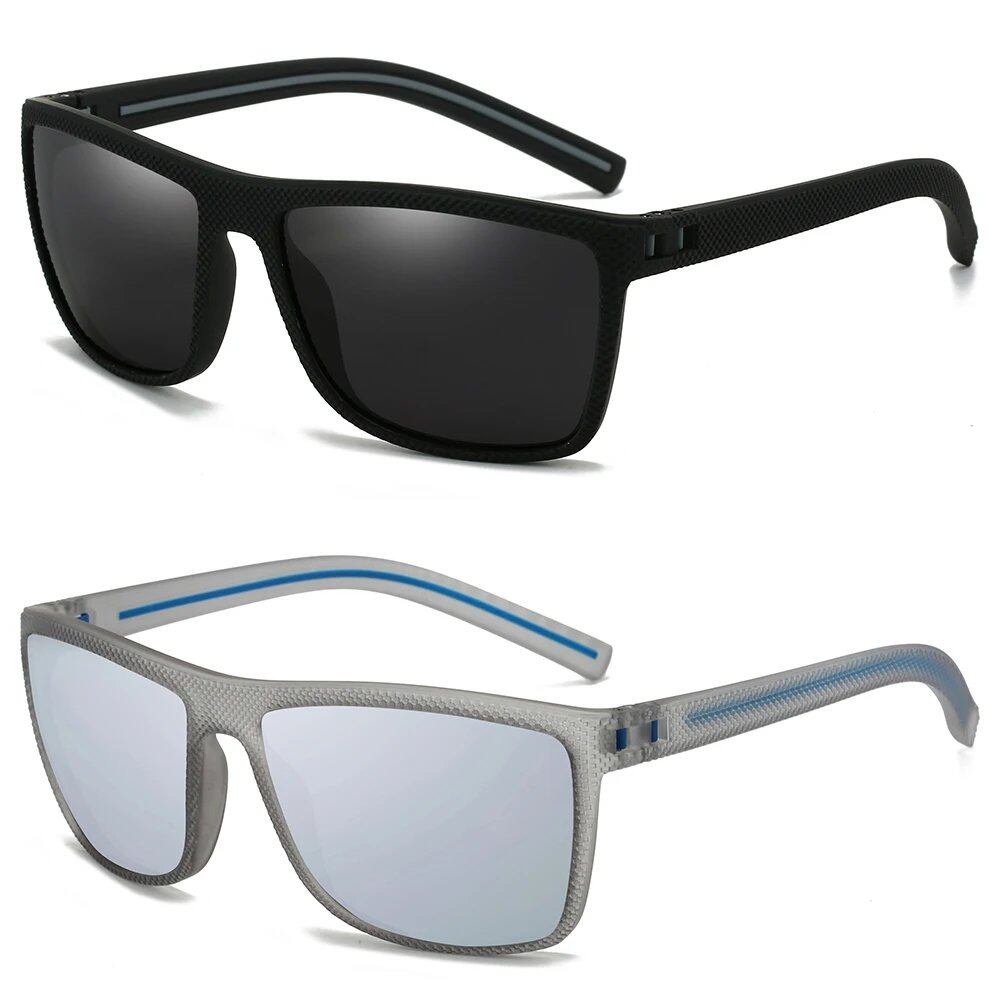 1/2-Piece Men's and Women's Polarized UV400 Sunglasses, Fishing Goggles, Outdoor Sports Eyewear, Parallel Import