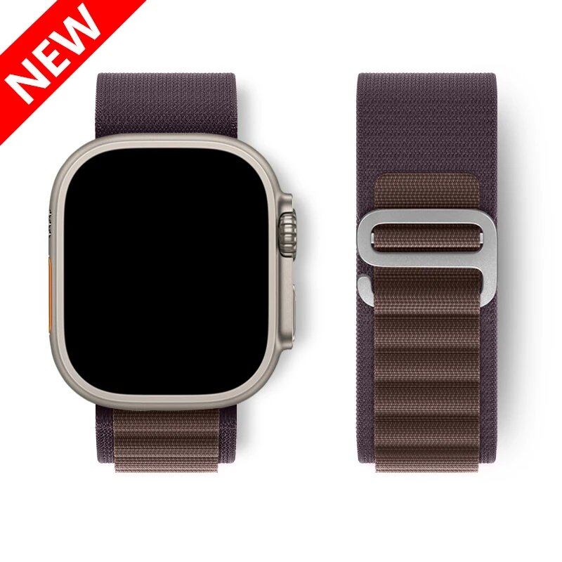 Apple Watch Ultra用アルパインループストラップ 49mm 45mm 46mm 44mm 41mm 42mm 40mm対応 ナイロンブレスレット シリーズ10/9/8/7/SE/6/5/4/3対応 サイズ: 並行輸入品
