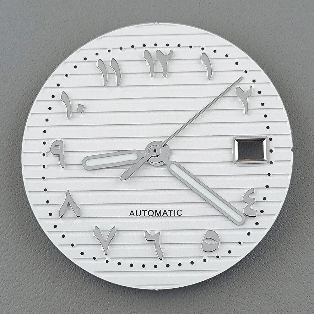 30.5mm Nautilus Arabic Dial (Non-Luminous) for NH35 Movement, Watch Parts, Repair, Color: Parallel Import