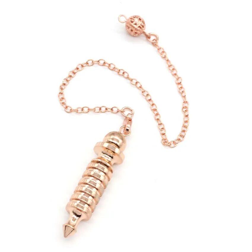 Copper Spiral Pendant for Spiritual Dowsing, Metaphysical Healing, Wicca, Balancing, and Meditation; Ships from: Parallel Import