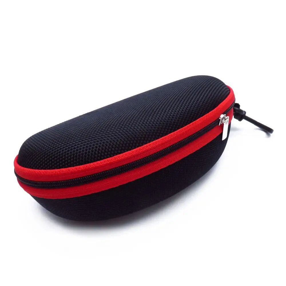 KLASSNUM Portable EVA Eyeglass Case with Carabiner Hook, Colorful Sunglasses Hard Case, Zippered Eyeglass Protection Box, Holder, New, Parallel Import