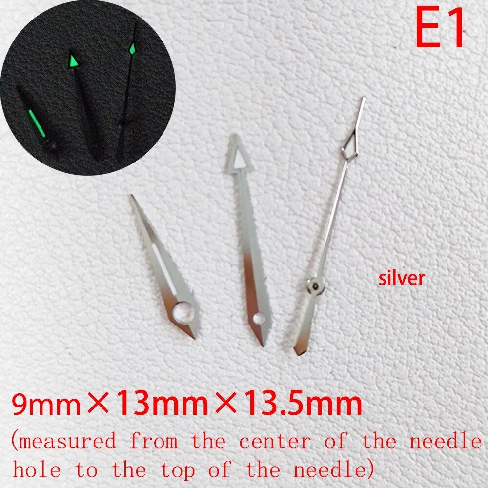 ETA Series Watch Accessories, Green & Blue Super Luminous Hands for ETA 2824, 2892, 2836, and 2834, Parallel Import