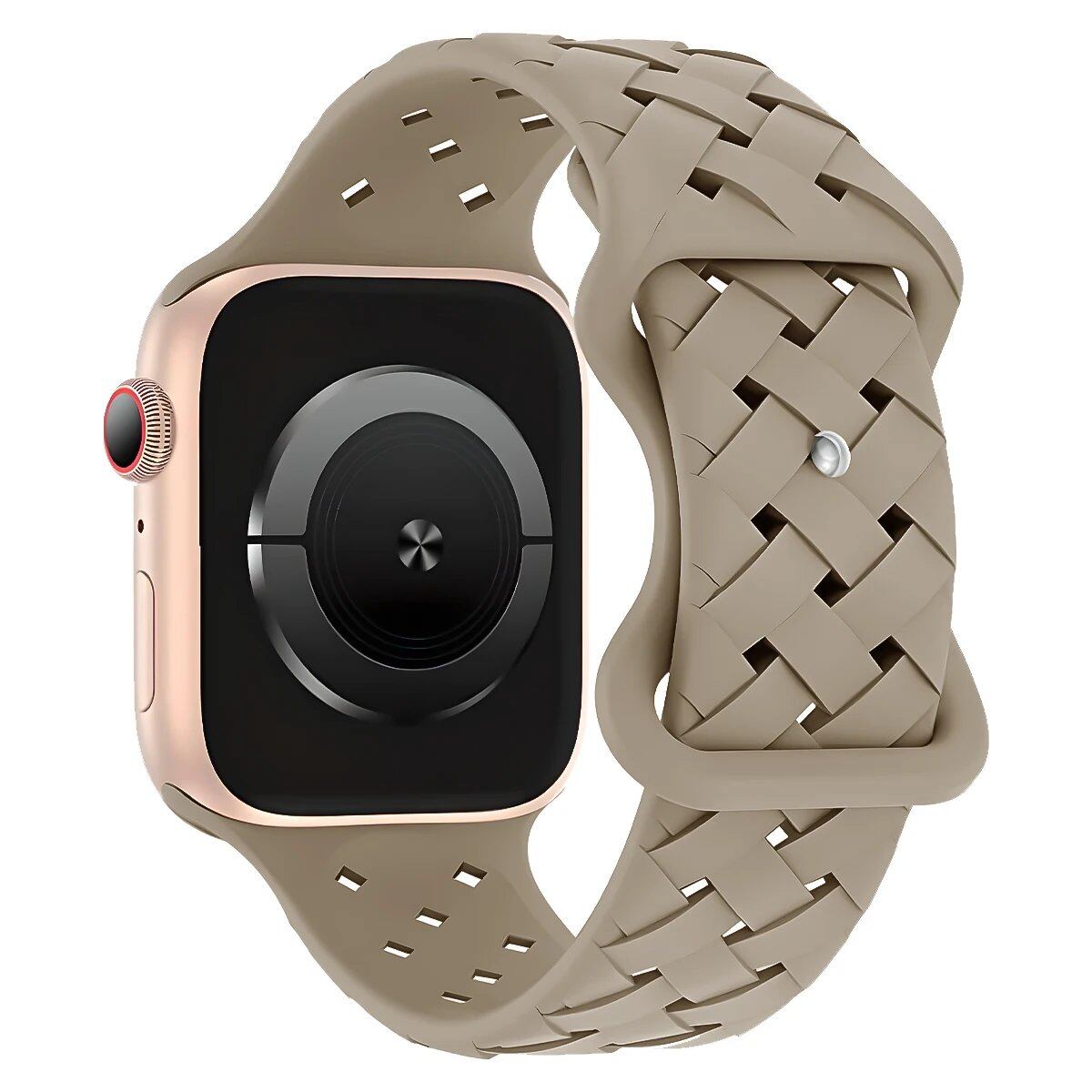 Apple Watch用シリコーンスポーツストラップ - Ultra 2/SE/Series 9/8/7/6/5対応 49mm・46mm・44mm・42mm・41mm・40mm 通気性バンド ;発送元: 並行輸入品