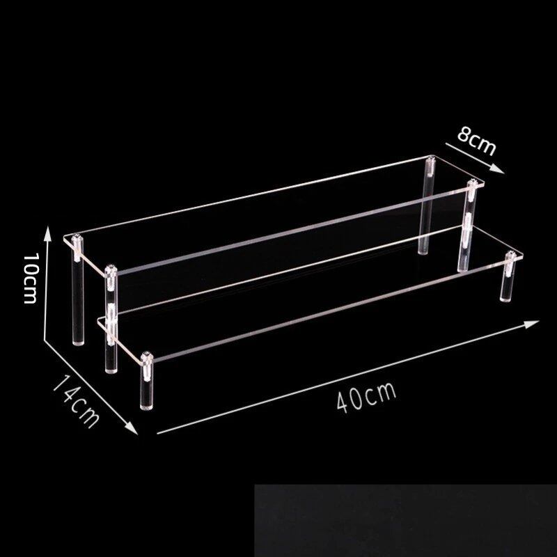 1-5 Tier Acrylic Display Stand/Clear Case (for Cupcakes, Perfume, Dolls, Amiibo, and Funko POP Figures) Color: Parallel Import