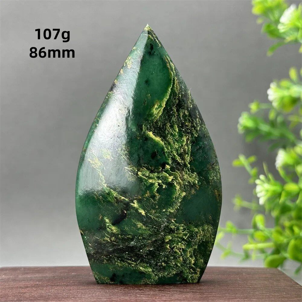 天然エメラルド フリーシェイプ トーチ研磨 工芸品 レイキヒーリング 瞑想 ウィッチクラフト サクリファイス エネルギー ホーム 風水 デコレーション カラー 並行輸入品