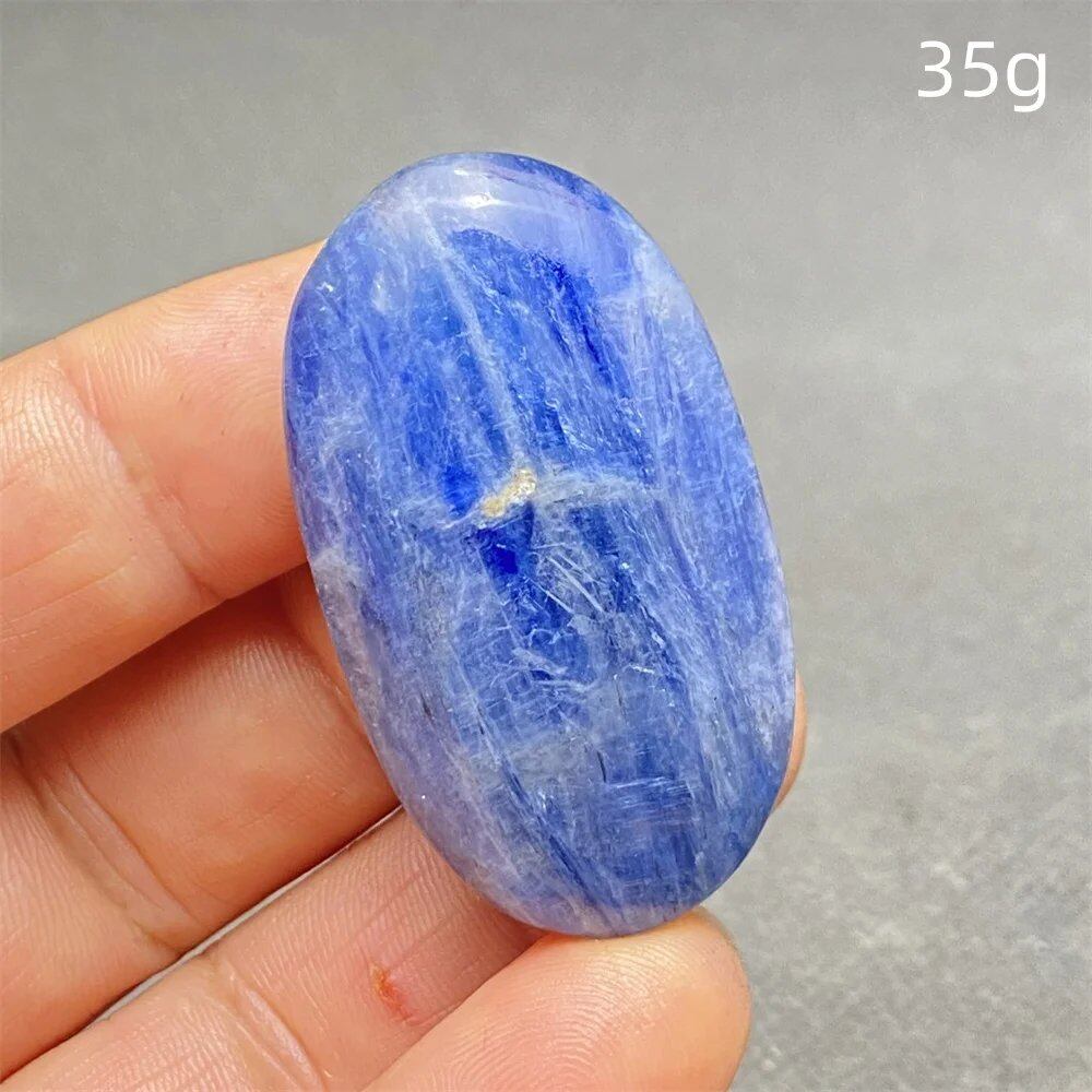 High-Quality Natural Kyanite Crystal for Palm Play, Hand Polishing, Meditation Massage, Magic Stone, Home Decoration, Colorful, Parallel Import