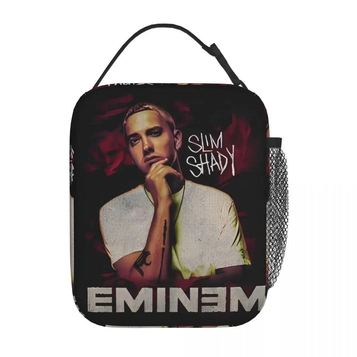 断熱ランチボックス「Eminem Slim Shady」ミュージックラップデザイン 保冷保温フードケース Y2Kスタイル アウトドア用クーラーボックス サイズ:オプション1;色:ブラック 並行輸入品断熱ランチボックス「Eminem Slim Shady」ミュージックラップデザイン 保冷保温フードケース Y2Kスタイル アウトドア用クーラーボックス サイズ:オプション1;色:ブラック 並行輸入品