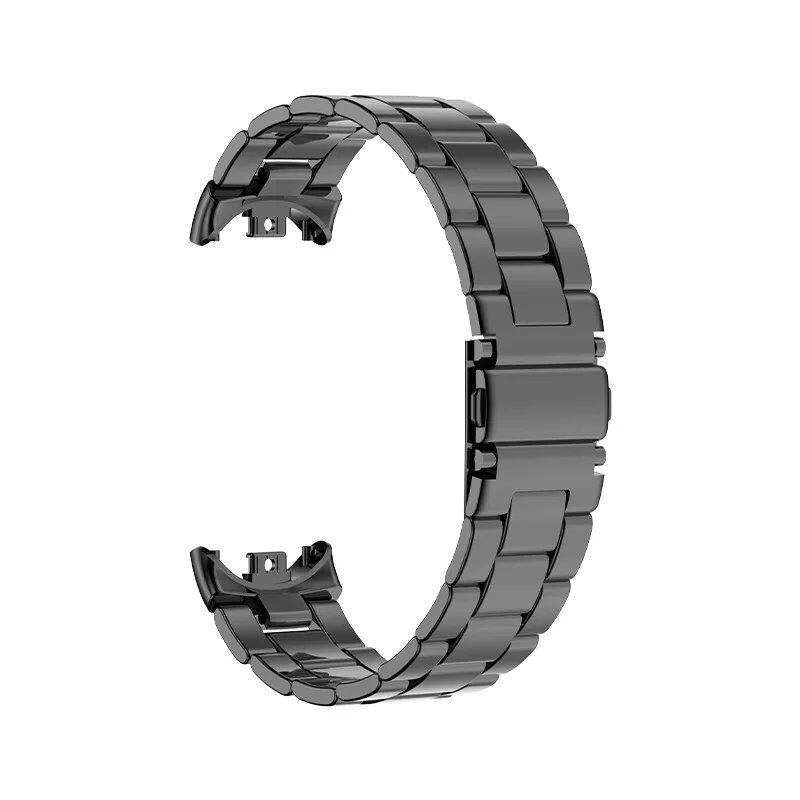 Xiaomi Mi Band 9 Metal Band, Stainless Steel, Slim Business Strap, Compatible with Xiaomi Band 8, Sports Bracelet, Accessories, Size: Mi Band, Parallel Import